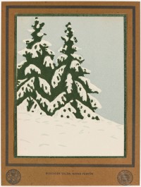 Ferenczy, Valér, Snow covered Pine Trees
