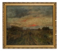 Gusztáv Magyar-Mannheimer: untitled (known as “Sunset on the Farm”)