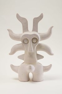 József Jakovits: Untitled (figure with horns)