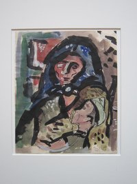 Endre Bálint: Mother with son