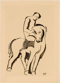 Béla Kádár: untitled (known as “Horse and Rider”)
