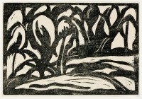 János Máttis-Teutsch: untitled (stylized trees)