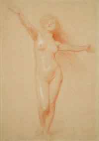 Gyula Benczúr: Gyula study of a female nude
